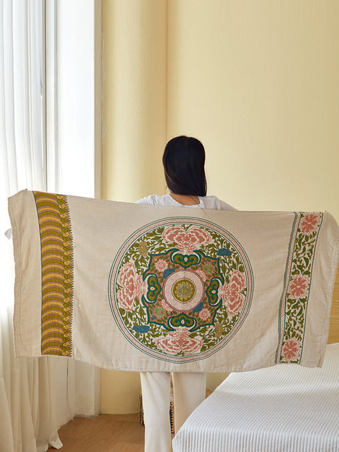 100%Cotton Flower Jacquard Adult Bath Towel