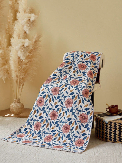 100%Cotton Flower Jacquard Adult Bath Towel