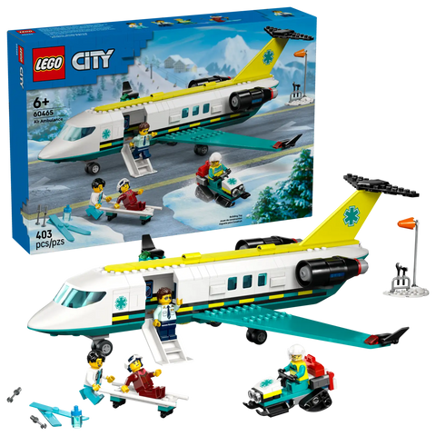 LEGO® City Emergency Air Ambulance Airplane 60465