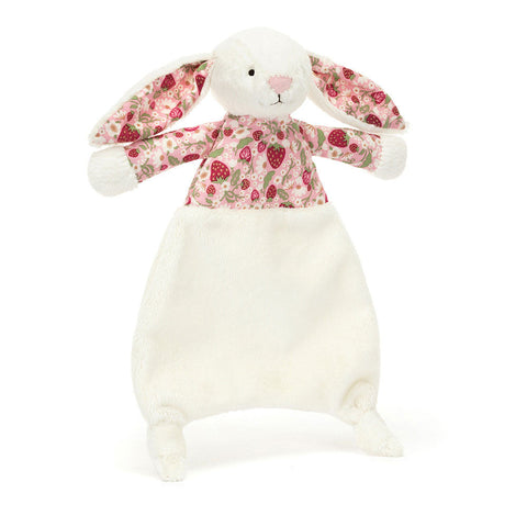 Baby Jellycat Blossom Cream Bunny 'Berry' Comforter 11