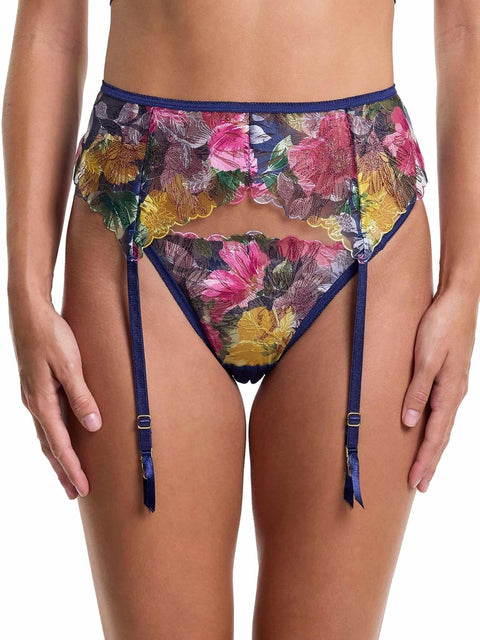 &oh Wildly Blooming Garter Belt Dark Sky Blue  Black Friday Sale