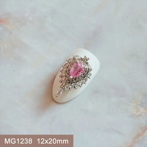 10pcs Xmas Christmas Tree Rotating Snowflakes Zircon Nail Art Manicure Nails Accessories DIY Nail Decorations Supplies Charms