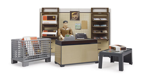 Bruder® UPS Parcel Shop with Figure